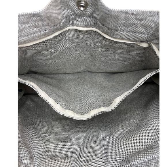 Hermès Fourre Tout MM Gray Canvas Tote Bag Authentic Hermes Paris Made in France - Picture 8 of 16